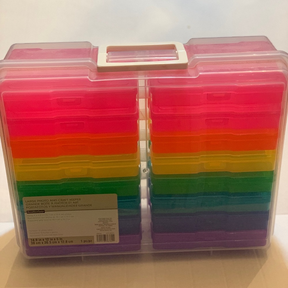 Photo Storage 16 Pack 4" x 6" Craft 14Inner Photo Keeper Multi-Color…GUC